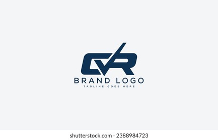 letter CR logo design vector template design for brand.