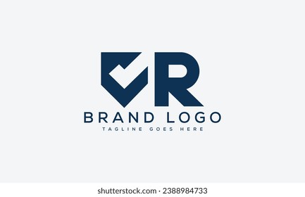 letter CR logo design vector template design for brand.