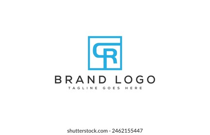 letter CR logo design vector template design for brand