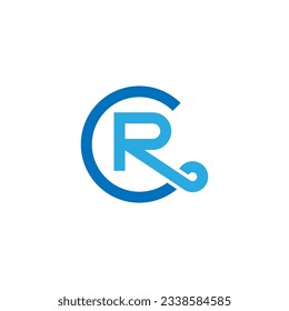 Letter CR Logo, CR Monogram, Initial CR Logo, CR logo, icon, vector