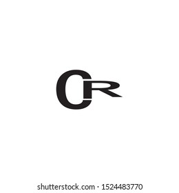 Letter CR New Logo Vector
