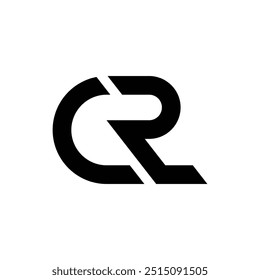 Letter Cr new shape stylish modern monogram logo