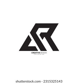 Letter CR o r RC stylish modern monogram creative logo. RC logo. CR logo