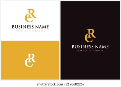 Letter CR or Rc Logo Design