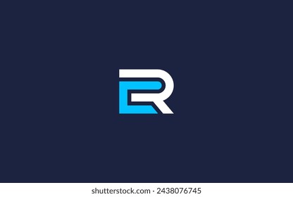 letter cr with square logo icon design vector design template inspiration