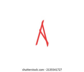 Eine Letter Creative Design-Vorlage