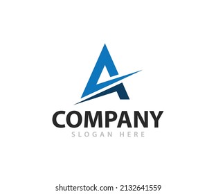 Letter A Creative Logo Design