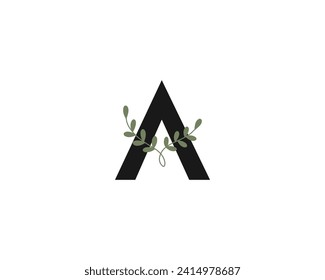 A letter creative logo design.