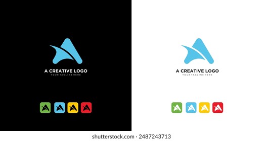 LETTER A CREATIVE LOGO DESIGN