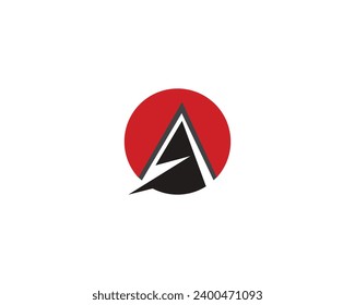 Ein kreatives Logo-Designelement für einen Buchstaben
