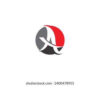 A letter creative logo design element