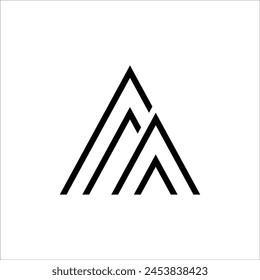 A letter creative logo design icon