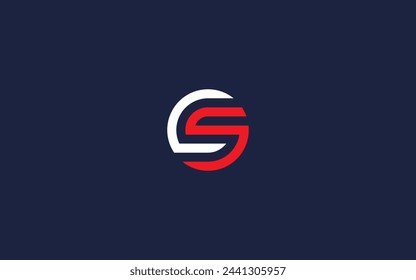 letter cs with circle logo icon design vector design template inspiration
