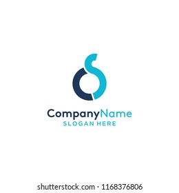 Letter CS Cloud Logo Design