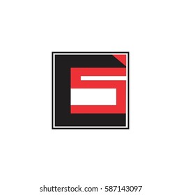 letter CS design logo vector