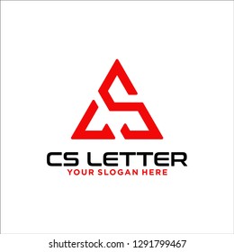 letter CS logo