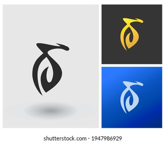 Letter CS IS Logo Creative Design Vector with Abstract Elegant Modern Square Shape Apps Concept
