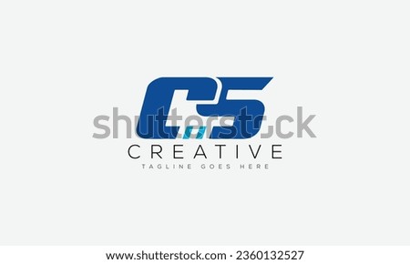 Letter CS logo design template vector illustration. Stock fotó © 
