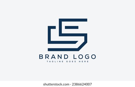 letter CS logo design vector template design for brand.
