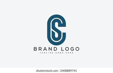 letter CS logo design vector template design for brand.