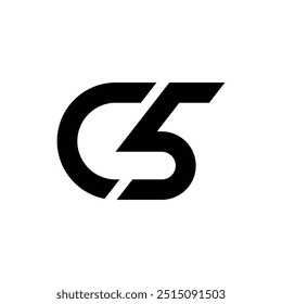 Letra Cs nova forma elegante moderno monograma logotipo exclusivo