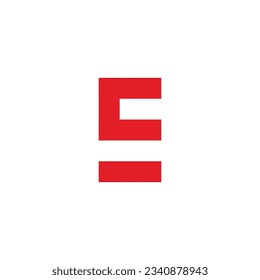 Letter cs sc c s square geometric symbol simple logo vector