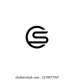 Letter CS SC Logo Design, Creative Minimal CS SC Monogram