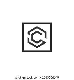Letter CS, SC logo Template Vector