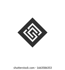 Letter CS, SC logo Template Vector