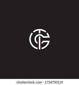 letter ct circle logo icon vector image, circle  leteer CT , TC logo design template inspiration vector image , initial tc ,ct circle logo 