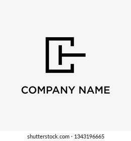 Letter CT logo design inspiration/ simple design for your business. - Vector