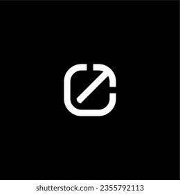 Letter CT and square concept logo vector design