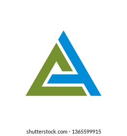letter cta logo vector template