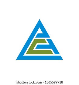 letter cta logo vector template