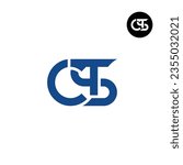 Letter CTS CST Monogram Logo Design