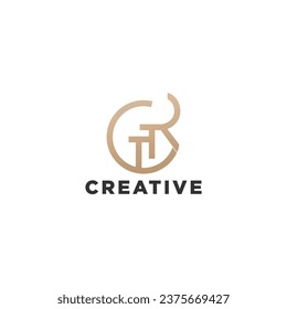 Letter CTTR  logo design template vector illustration
