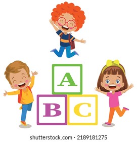 10,025 Kids Learning Alphabets Clipart Images, Stock Photos & Vectors ...