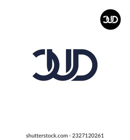 Letter CUD Monogram Logo Design