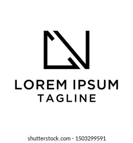 Letter CV Abstract Logo Template