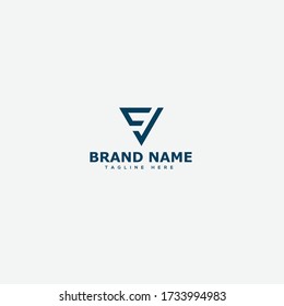 Letter CV Logo template design