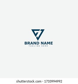 Diseño de plantilla de logotipo para CV de carta