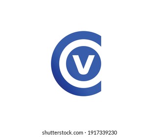 VK-Logo-Design, Vektorgrafik-Vorlage