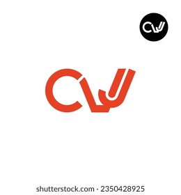 Letter CVJ Monogram Logo Design