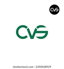 Letter CVS Monogram Logo Design