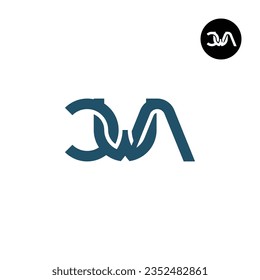 Letter CWA Monogram Logo Design