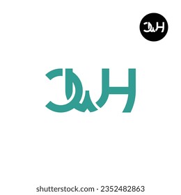 Letter CWH Monogram Logo Design