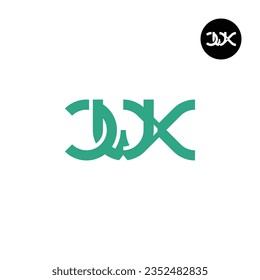 Letter CWX Monogram Logo Design