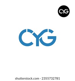 Diseño de logotipo de monograma CYG