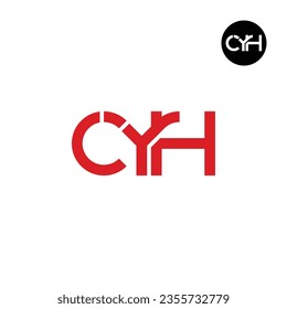 Letter CYH Monogram Logo Design