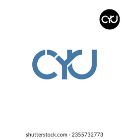Letter CYU Monogram Logo Design